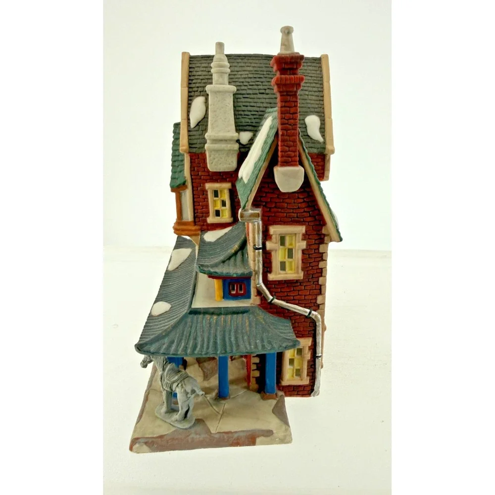 Department 56 Dickens Village The China Trader Lighted Porcelain Christmas Villa